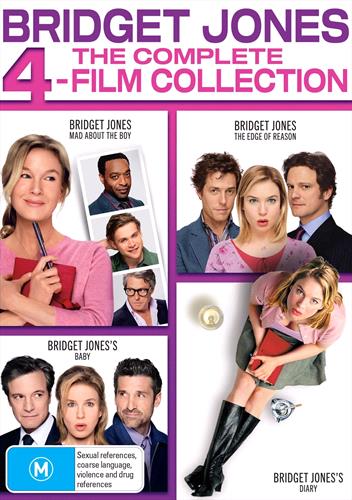 Glen Innes NSW, Bridget Jones's Diary / Bridget Jones - Edge Of Reason, The / Bridget Jones's Baby / Bridget Jones - Mad About The Boy, Movie, Comedy, DVD