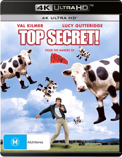 Glen Innes NSW, Top Secret!, Movie, Comedy, Blu Ray
