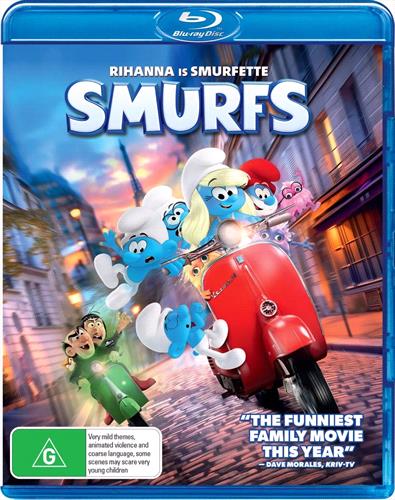 Glen Innes NSW, Smurfs, Movie, Children & Family, Blu Ray