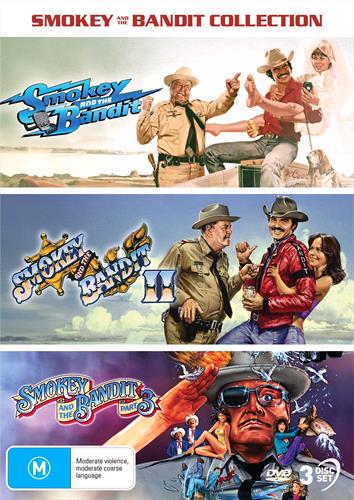 Glen Innes NSW, Smokey And The Bandit / Smokey And The Bandit 2 / Smokey And The Bandit 3, Movie, Action/Adventure, DVD