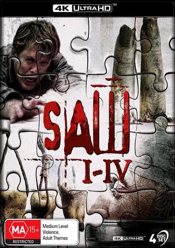 Glen Innes NSW, Saw / Saw II / Saw III / Saw IV, Movie, Horror/Sci-Fi, Blu Ray