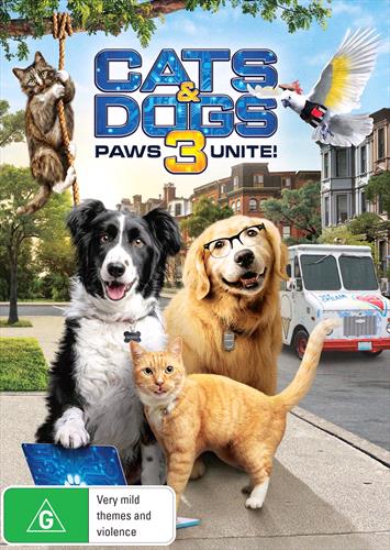 Glen Innes NSW, Cats & Dogs 3 - Paws Unite, Movie, Drama, DVD
