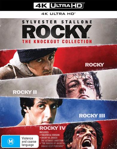 Glen Innes NSW, Rocky / Rocky II / Rocky III / Rocky IV, Movie, Drama, Blu Ray
