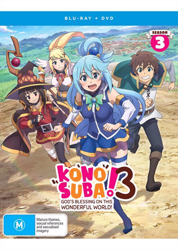 Glen Innes NSW, Konosuba - God's Blessing On This Wonderful World!, TV, Comedy, Blu Ray