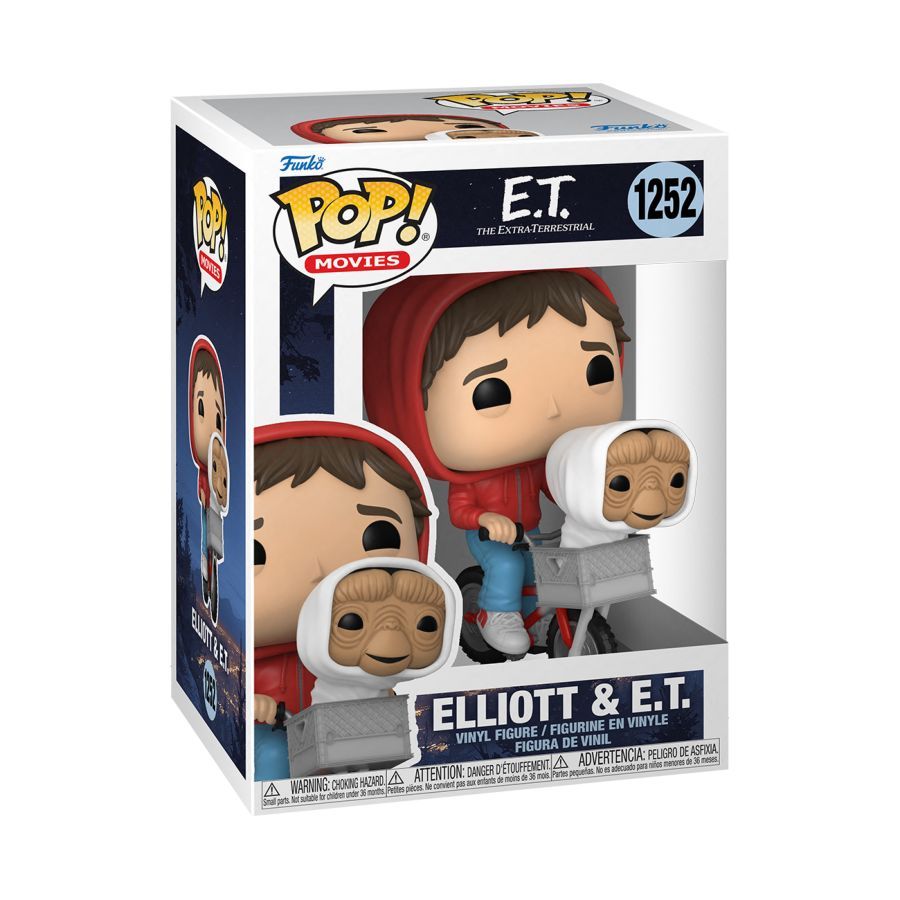 E.T. the Extra-Terrestrial – Elliot & E.T. in Bike Basket Pop! Vinyl