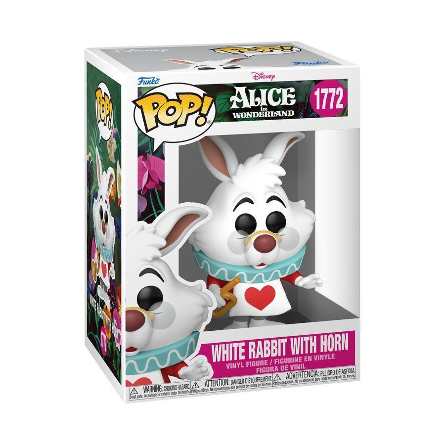 Alice in Wonderland (1951) – White Rabbit with Horn Pop! Vinyl
