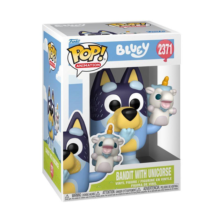 Bluey – Bandit with Unicorse Pop! Vinyl