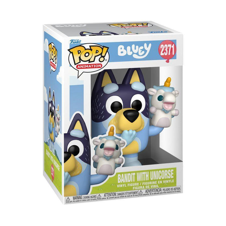 Bluey – Bandit with Unicorse Pop! Vinyl