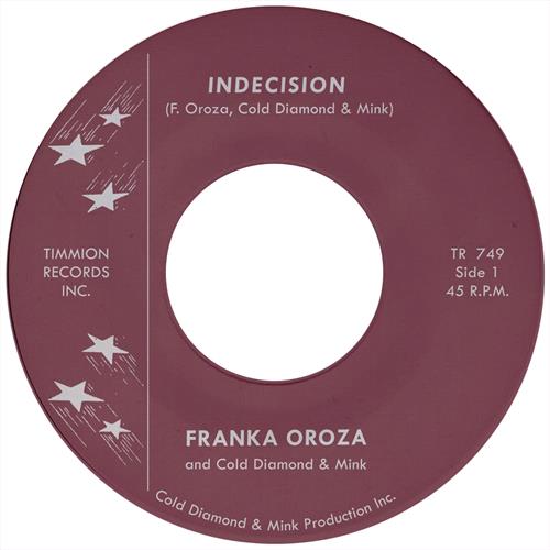 Glen Innes, NSW, Indecision, Music, Vinyl 7", Rocket Group, Jun24, TIMMION RECORDS, Franka Oroza & Cold Diamond & Mink, Soul