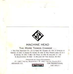 Glen Innes, NSW, The More Things Change..., Music, Vinyl, Inertia Music, Jul26, Rhino Records, Machine Head, Metal