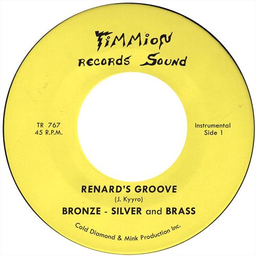 Glen Innes, NSW, Renard's Groove, Music, Vinyl 7", Rocket Group, Jan25, TIMMION, Bronze, Silver & Brass, Jazz