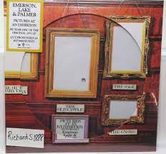 Emerson, Lake & Palmer Pictured At An Exhibition