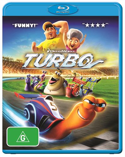 Glen Innes NSW, Turbo, Movie, Children & Family, Blu Ray