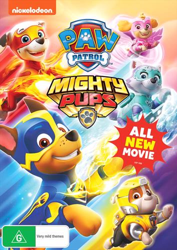 Glen Innes NSW, Paw Patrol - Mighty Pups, Movie, Children & Family, DVD