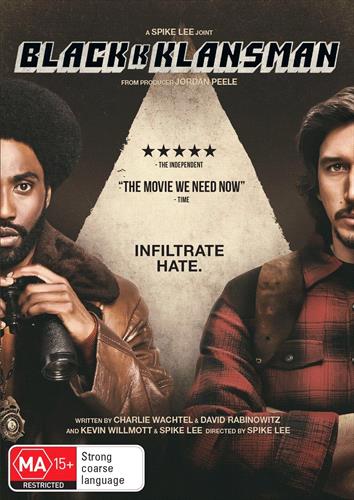 Glen Innes NSW, Blackkklansman, Movie, Drama, DVD