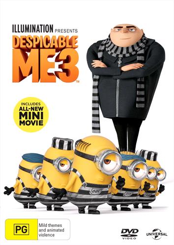 Glen Innes NSW, Despicable Me 3, Movie, Children & Family, DVD