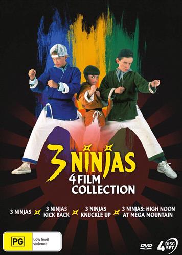 Glen Innes NSW, 3 Ninjas / 3 Ninjas Kick Back / 3 Ninjas Knuckle Up / 3 Ninjas - High Noon At Mega Mountain, Movie, Children & Family, DVD