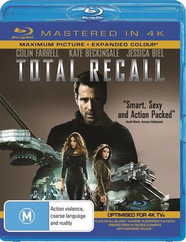 Glen Innes NSW, Total Recall, Movie, Action/Adventure, Blu Ray