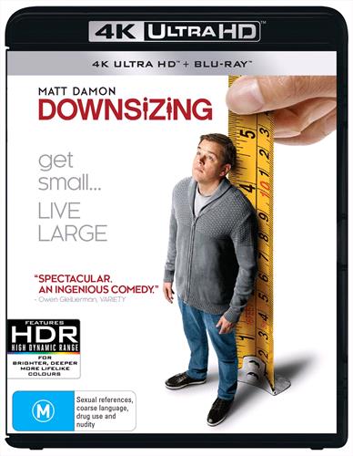 Glen Innes NSW, Downsizing, Movie, Comedy, Blu Ray