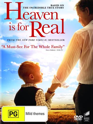 Glen Innes NSW, Heaven Is For Real, Movie, Drama, DVD