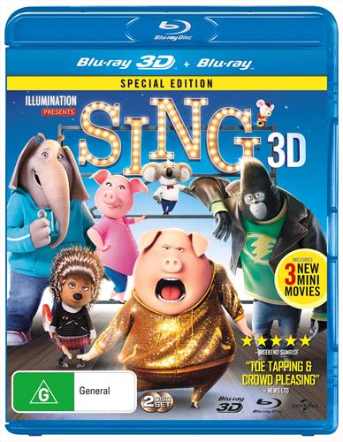 Glen Innes NSW, Sing, Movie, Comedy, Blu Ray