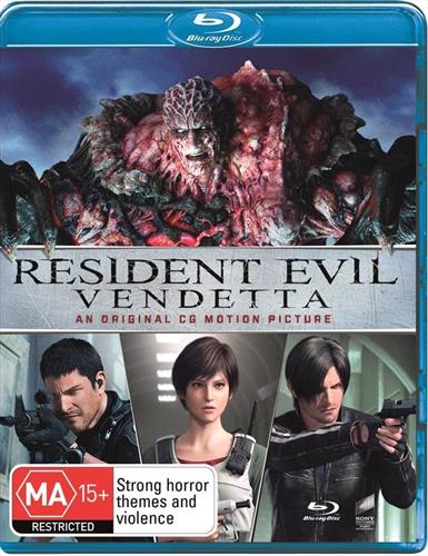 Glen Innes NSW, Resident Evil - Vendetta, Movie, Action/Adventure, Blu Ray