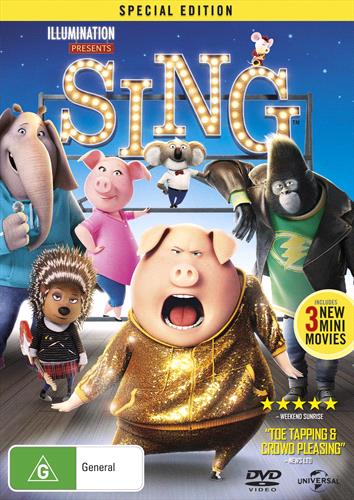 Glen Innes NSW, Sing, Movie, Comedy, DVD