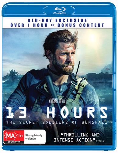 Glen Innes NSW, 13 Hours - Secret Soldiers Of Benghazi, The, Movie, Action/Adventure, Blu Ray