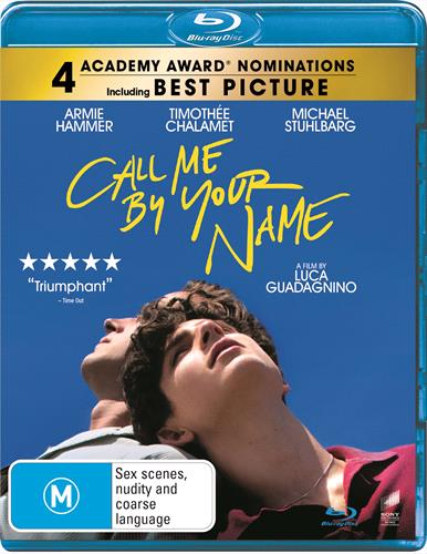 Glen Innes NSW, Call Me By Your Name, Movie, Drama, Blu Ray