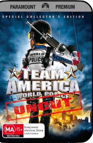 Glen Innes NSW, Team America - World Police  Uncut - Paramount Premium, Movie, Comedy, DVD