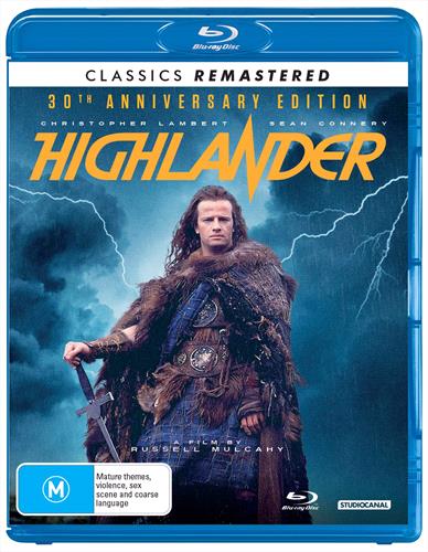 Glen Innes NSW, Highlander, Movie, Horror/Sci-Fi, Blu Ray