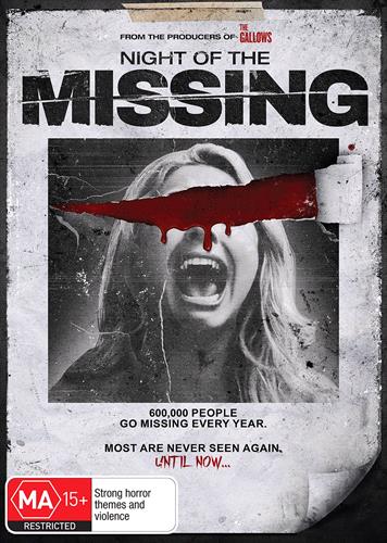 Glen Innes NSW, Night Of The Missing, Movie, Horror/Sci-Fi, DVD