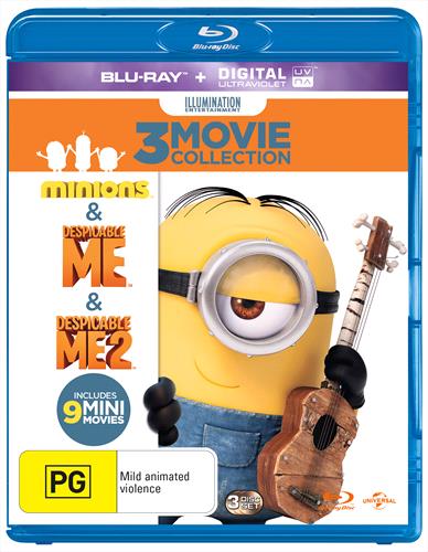 Glen Innes NSW, Despicable Me / Despicable Me 2 / Minions, Movie, Children & Family, Blu Ray