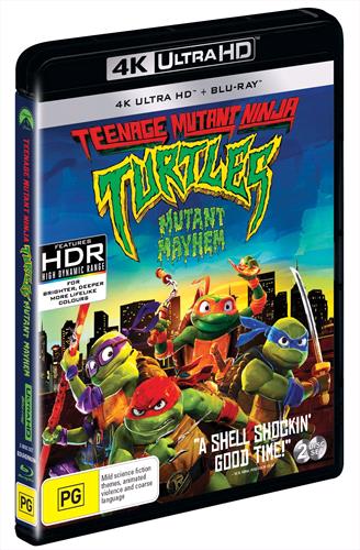 Glen Innes NSW, Teenage Mutant Ninja Turtles - Mutant Mayhem, Movie, Action/Adventure, Blu Ray