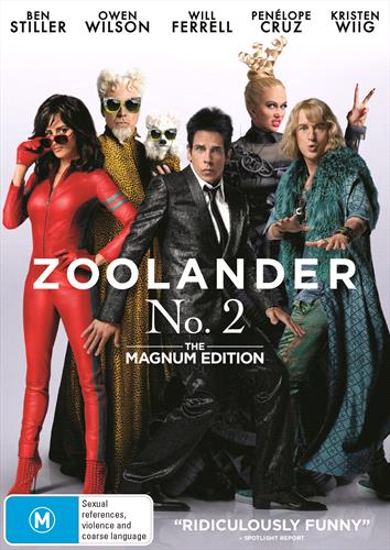 Glen Innes NSW, Zoolander 2, Movie, Comedy, DVD