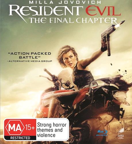 Glen Innes NSW, Resident Evil - Final Chapter, The, Movie, Action/Adventure, Blu Ray