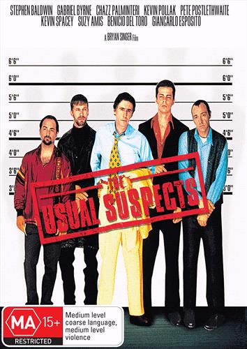 Glen Innes NSW, Usual Suspects, The, Movie, Thriller, DVD