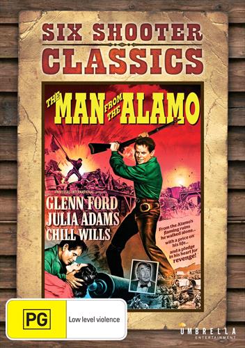 Glen Innes NSW,Man From The Alamo, The,Movie,Westerns,DVD