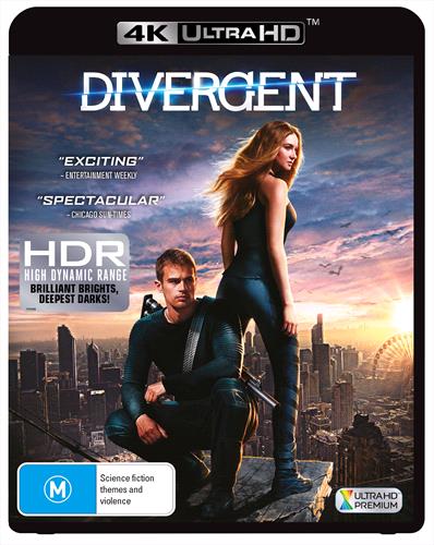 Glen Innes NSW, Divergent, Movie, Horror/Sci-Fi, Blu Ray