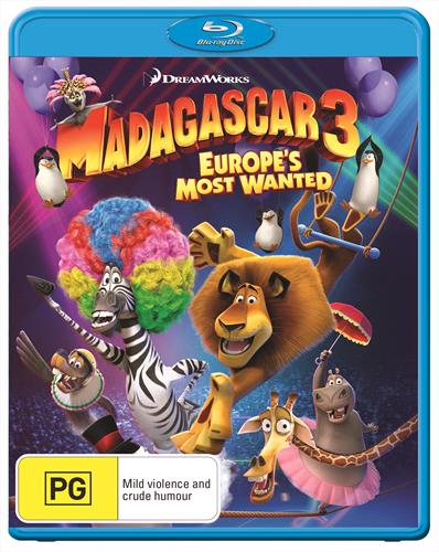 Glen Innes NSW, Madagascar 3 - Europe's Most Wanted, Movie, Children & Family, Blu Ray