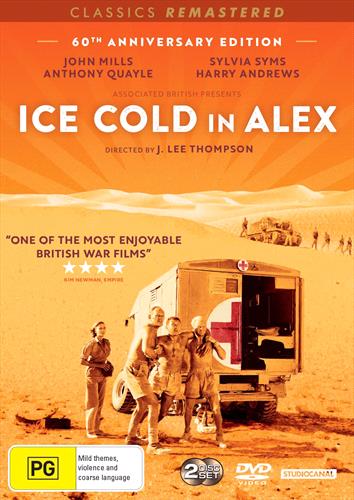 Glen Innes NSW, Ice Cold In Alex, Movie, War, DVD