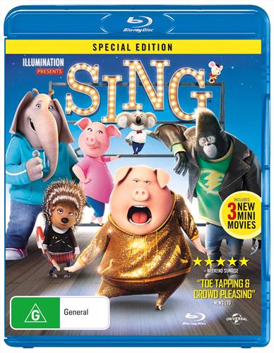 Glen Innes NSW, Sing, Movie, Comedy, Blu Ray