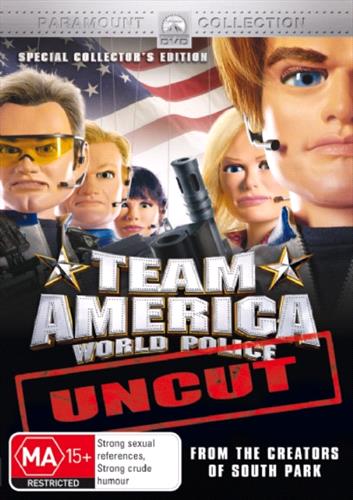 Glen Innes NSW, Team America - World Police  Uncut, Movie, Comedy, DVD