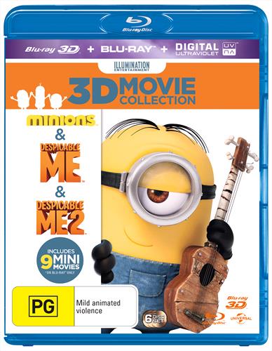 Glen Innes NSW, Despicable Me / Despicable Me 2 / Minions, Movie, Children & Family, Blu Ray