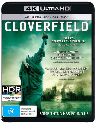 Glen Innes NSW, Cloverfield, Movie, Horror/Sci-Fi, Blu Ray