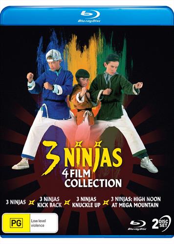 Glen Innes NSW, 3 Ninjas / 3 Ninjas Kick Back / 3 Ninjas Knuckle Up / 3 Ninjas - High Noon At Mega Mountain, Movie, Children & Family, Blu Ray