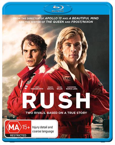 Glen Innes NSW, Rush, Movie, Action/Adventure, Blu Ray