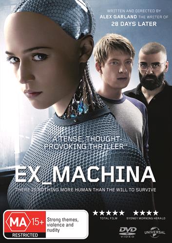 Glen Innes NSW, Ex Machina, Movie, Thriller, DVD