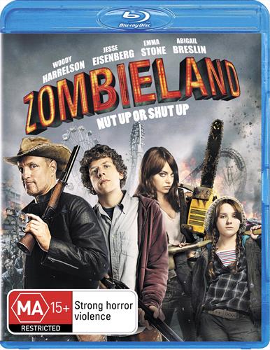 Glen Innes NSW, Zombieland, Movie, Comedy, Blu Ray