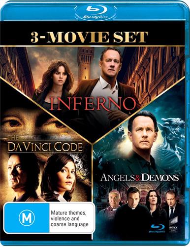 Glen Innes NSW, Da Vinci Code / Angels & Demons / Inferno, Movie, Drama, Blu Ray